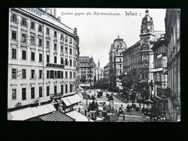 AK WIEN Graben gegen Kärntnerstrasse, gel. 1910