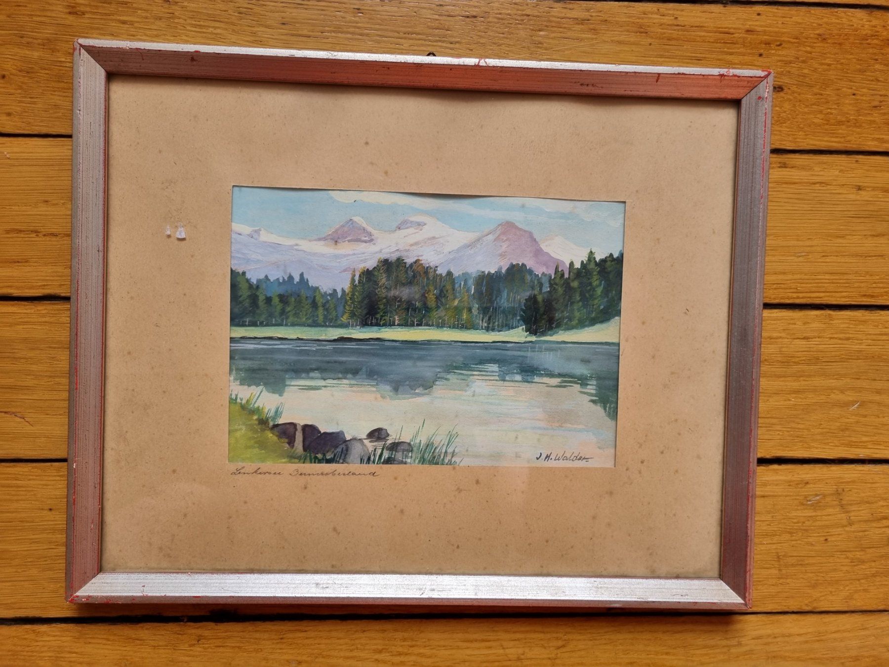 Gemälde: Lenkersee Berner Oberland Aquarell – Gebraucht aus Schaffhausen von Leveron13 1