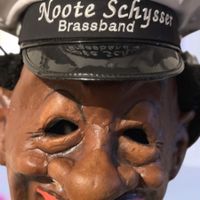 Fasnachtsmasken Larven Grinden Künstlermaske, gratis Versand