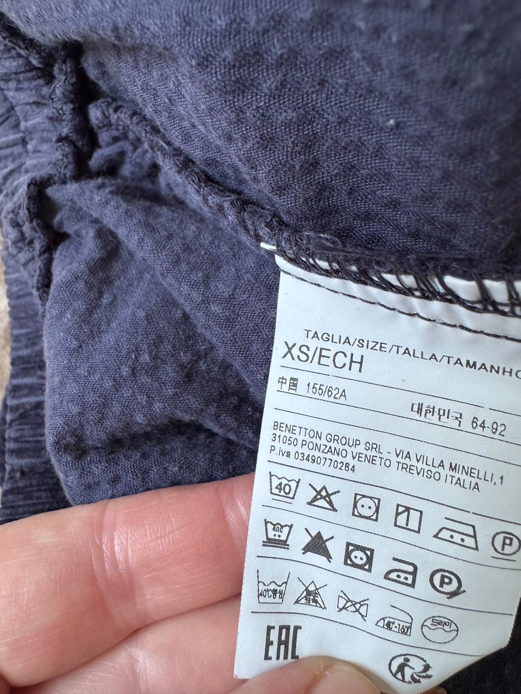 Benetton Pantaloni: Benetton cord hose Gr xs – Usato da Thun venduto da Iriska77 3