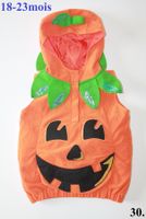 Costume CITROUILLE / KÜRBIS Halloween t. 18 - 23 mois