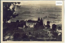 Chateau d'Oron et le Village