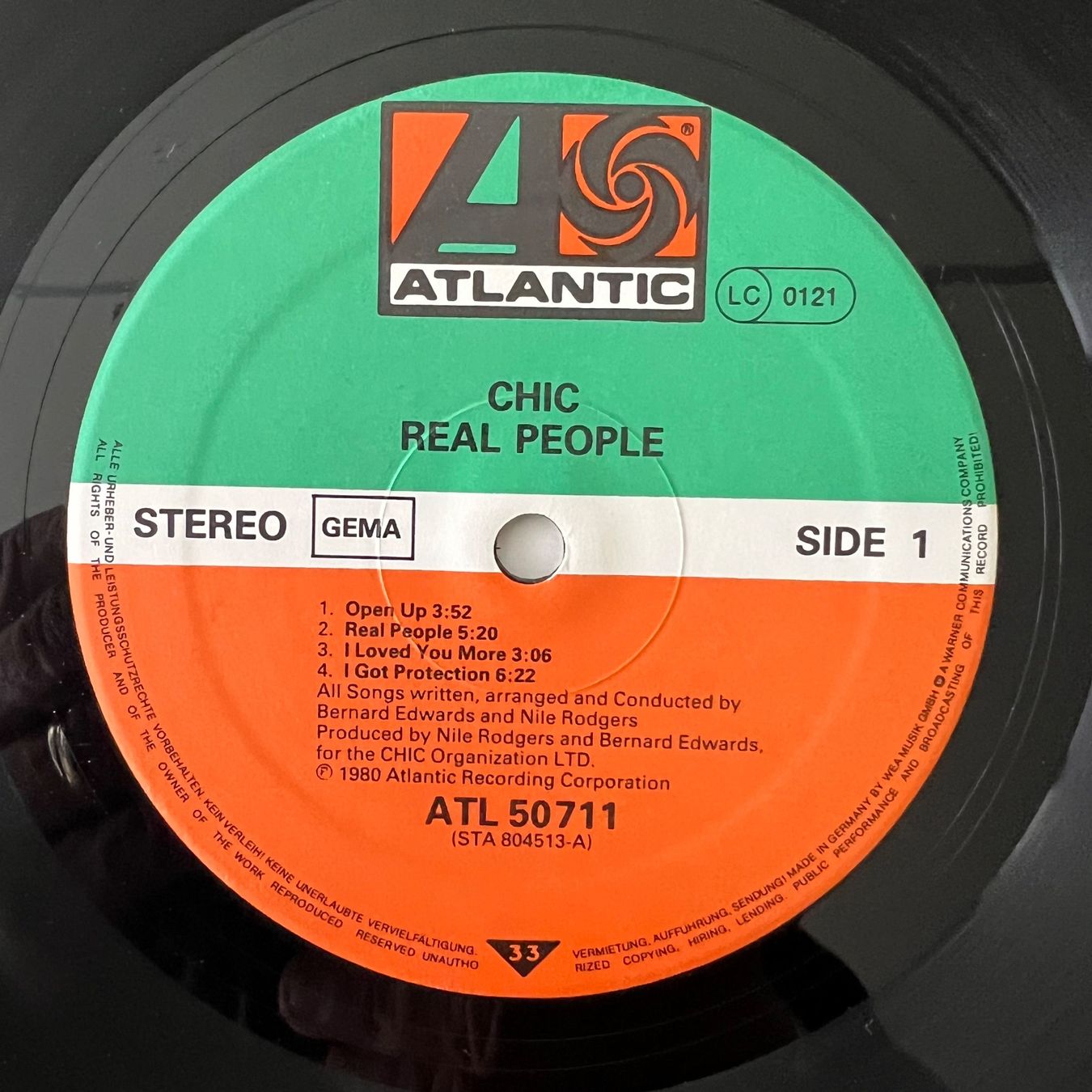 Schallplatten: Chic - Real People / 1. D-Press. 1980 - Very nice Copy – Gebraucht aus Gais von soundcave57 3