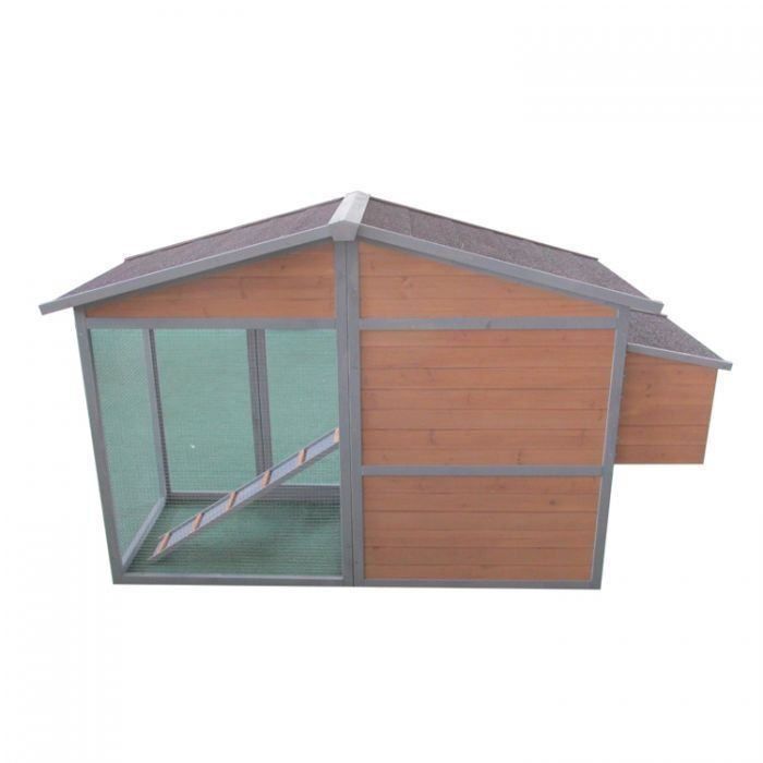 Kaninchenstall / Hühnerstall mit Freilaufgehege 3
