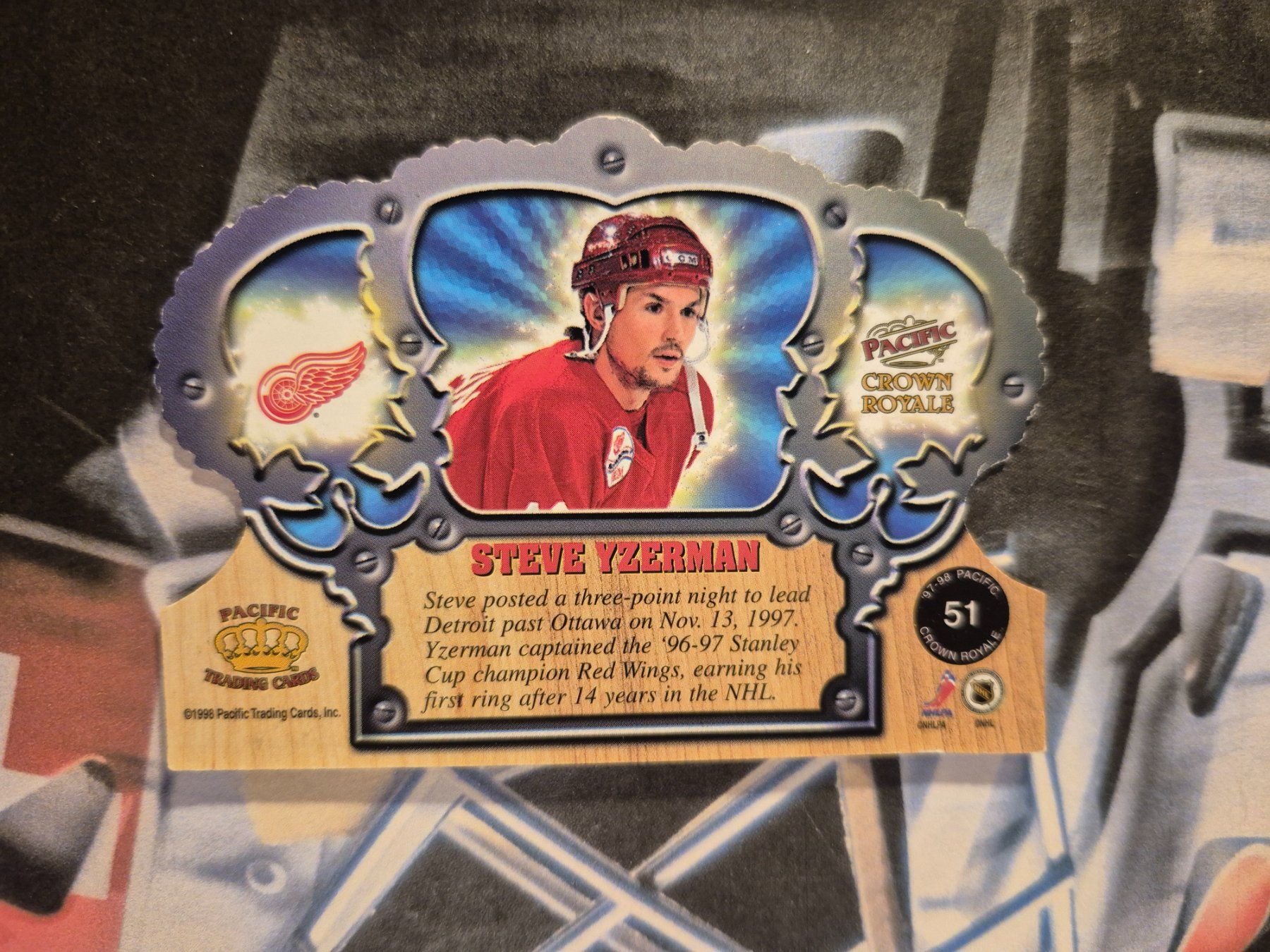 NHL Carte collezionabili: NHL Steve Yzerman Detroit Red Wings – Usato da Treiten venduto da Sauber73 1