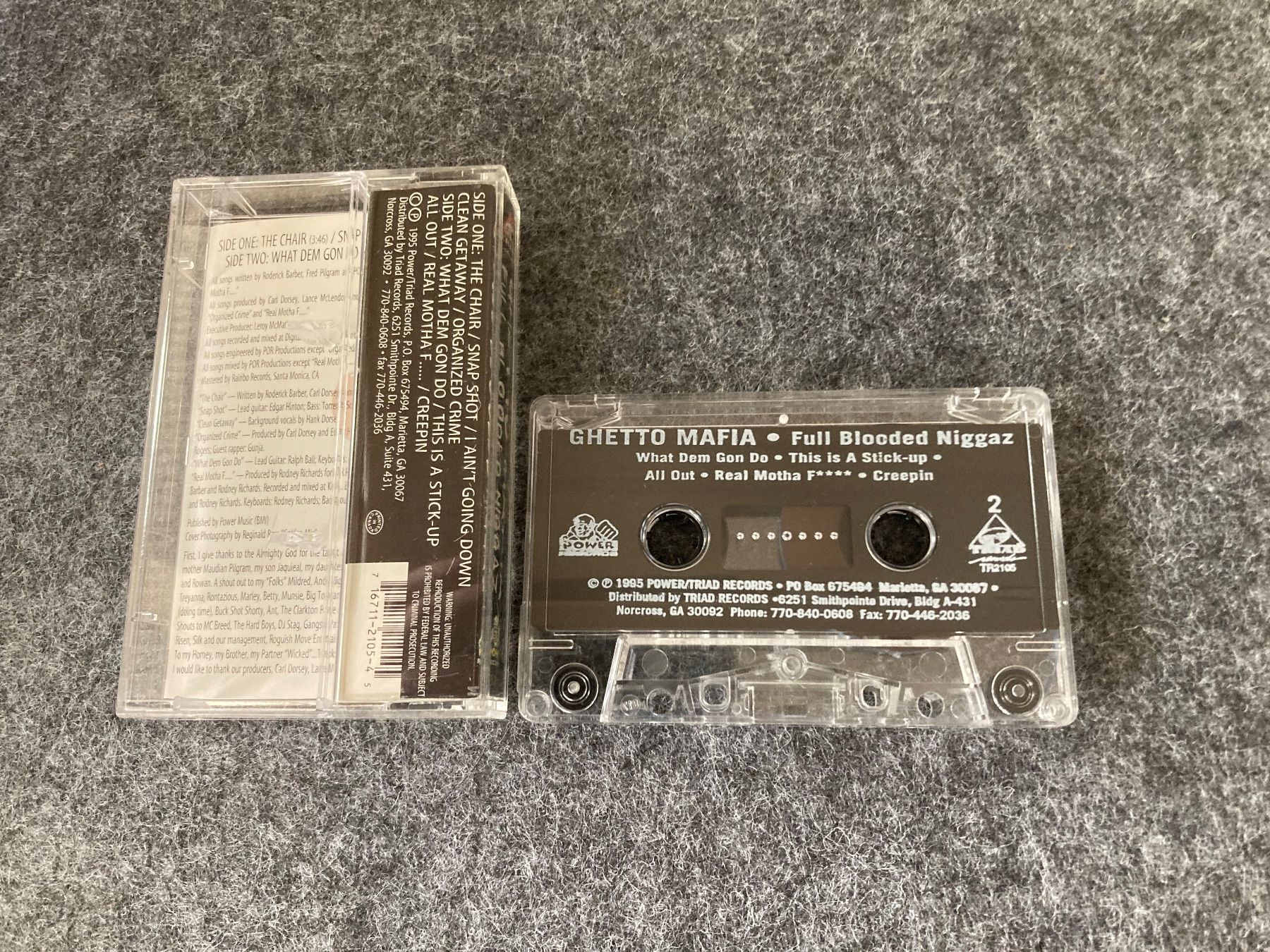 Musicassette: Ghetto Mafia - Full Blooded Niggaz (MC) – Usato da Fribourg venduto da Karushi 4
