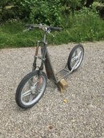 Cooles Downhill-Trottinett Eigenbau, Hundesport Unikat!