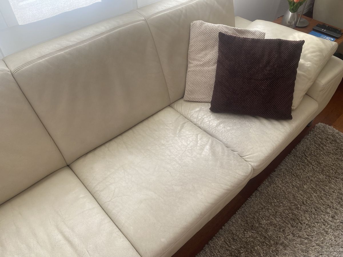 Sofas: Ecksofa Leder Koinor beige – Gebraucht aus Bonstetten von kgeldard 3