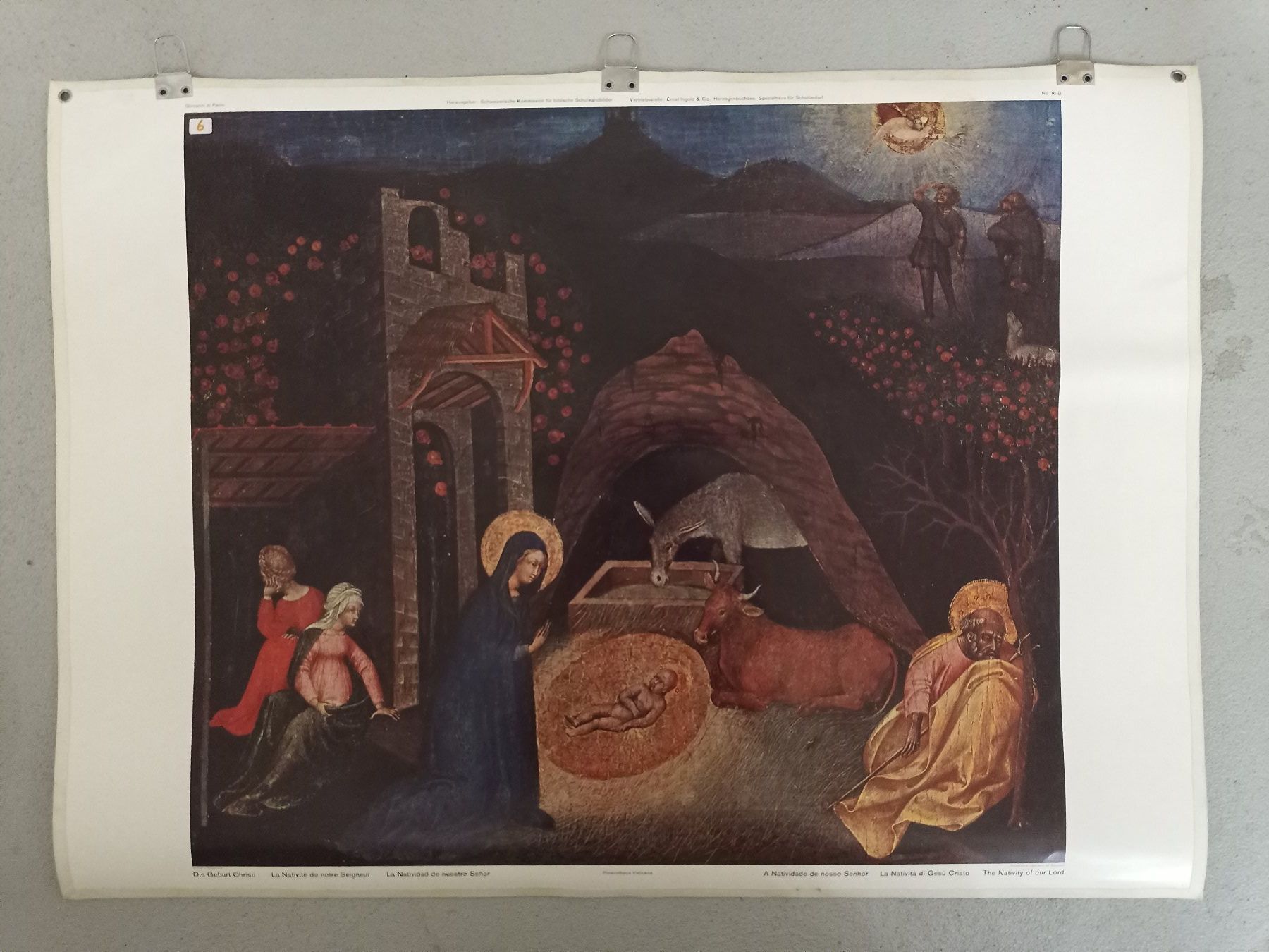 Poster & Bilder: Schulwandbild 16B Die Geburt Christi – Gebraucht aus Zürich von danihell