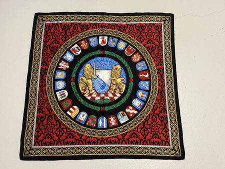 Seiden Foulard  - Wappen Motiv 