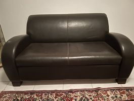 Schlafsofa Kunstleder