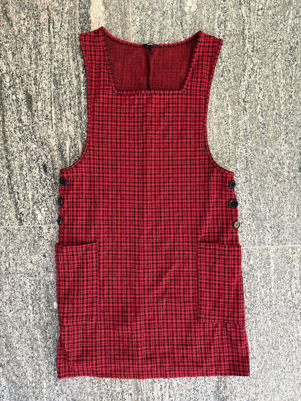 Tezenis Vestiti: Red checkered Tezenis womens dress – Usato da S. Vittore venduto da via_h2nb