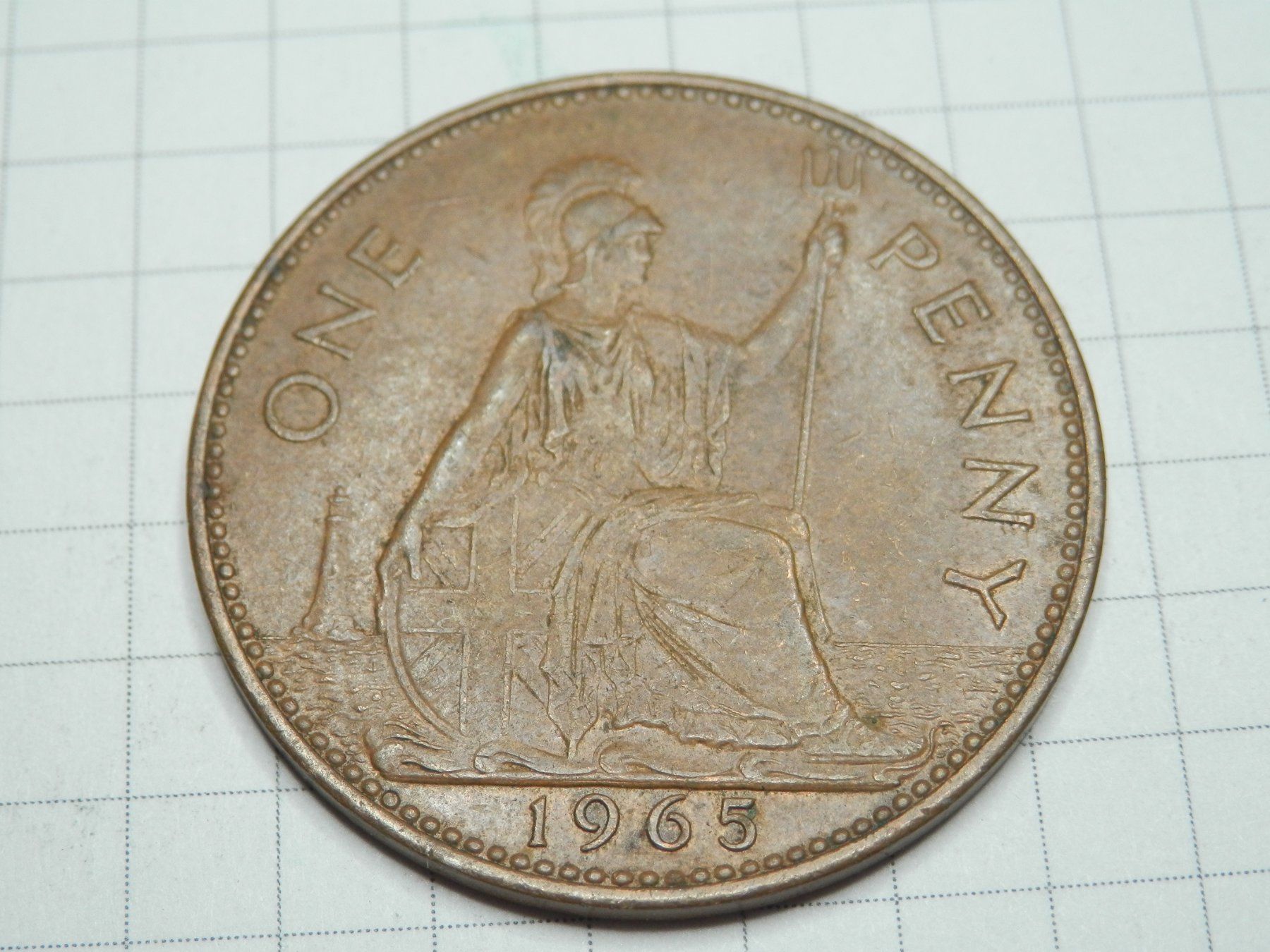 Tutti le monete: Großbritannien 1 Penny, 1965 – Usato da Weiach venduto da weiach81 1