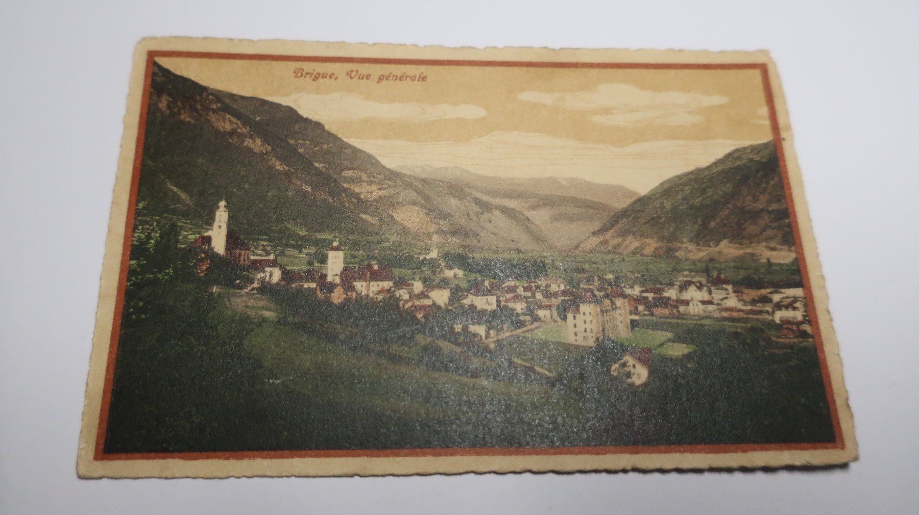 Cartoline postali: Brigue Vue générale – Usato da Cormoret venduto da Pascalll2001 1