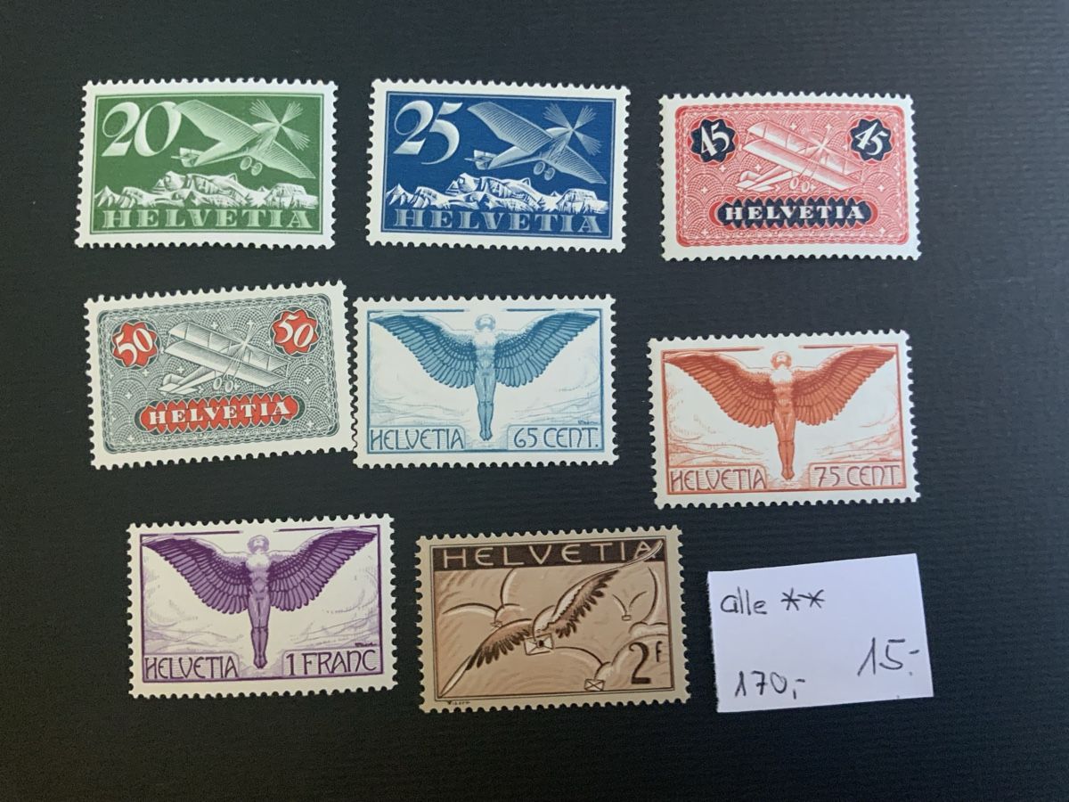 Alle Briefmarken: Flugpostmarken – Neu (gemäss Beschreibung) aus Binningen von chr_cr5n