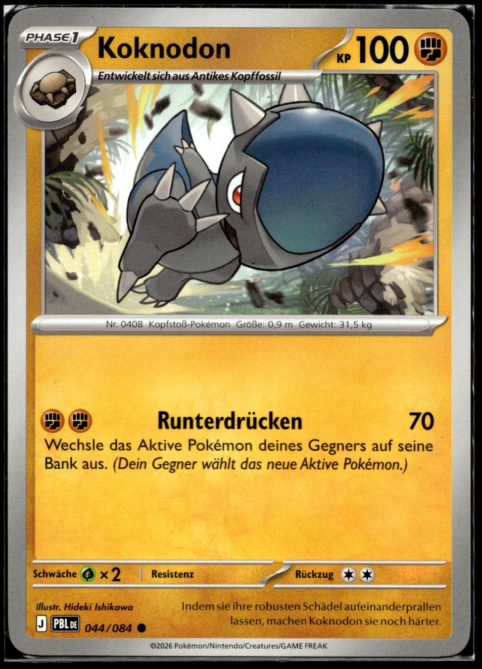 Pokémon Carte collezionabili: Koknodon (PBL DE 044/084) – Usato da Affoltern am Albis venduto da Chiesa_5