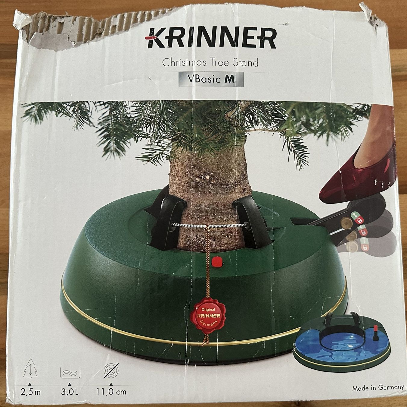 Krinner Basi per albero di Natale: Support pour sapin Krinner VBasic M – Nuovo (secondo la descrizione) da Biel / Bienne venduto da velociraptor2 1