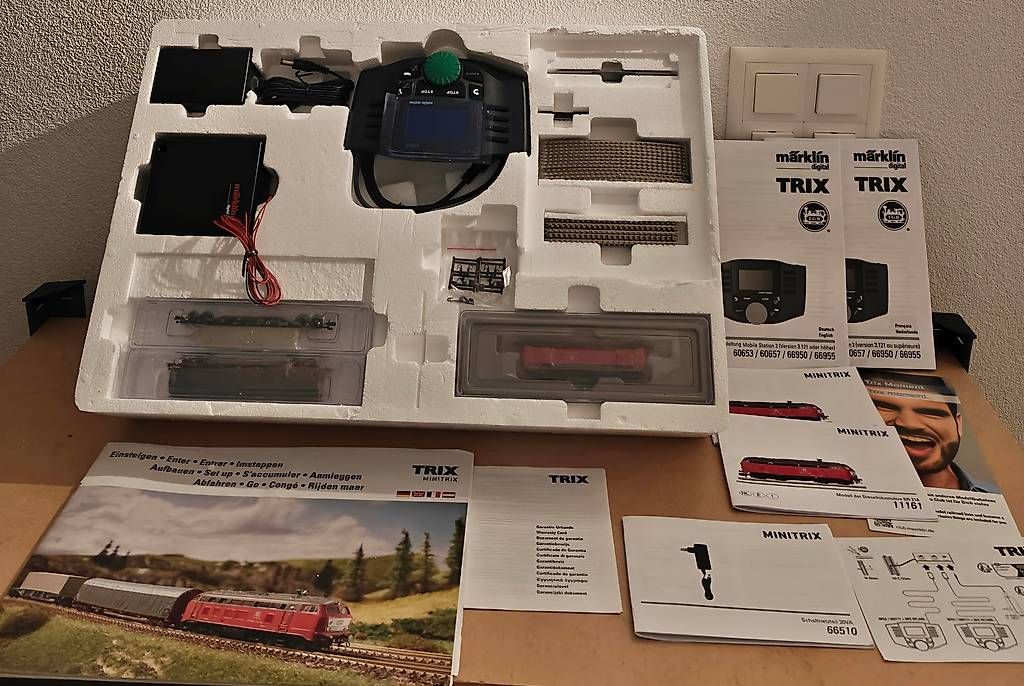 Märklin Trains électriques: MiniTrix 11161 N Startpackung Güterzug der Railsystems RP – Neuf avec emballage d'origine à Lausen par MegaValueCenter 2