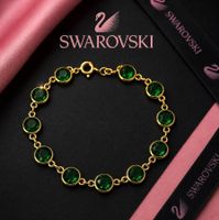 Swarovski Armband Vintage, 18k vergoldet neu & original, Box