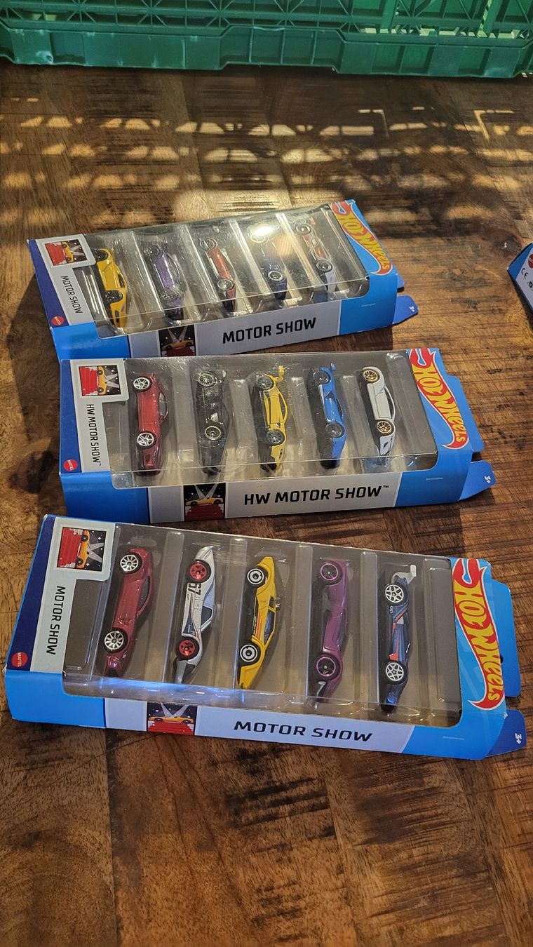 Hot Wheels Modellini d'auto: Hot Wheels Motor Show Autos 5er-Pack 3x – Nuovo e nell'imballaggio originale da Jona venduto da mjo_f5t2 1