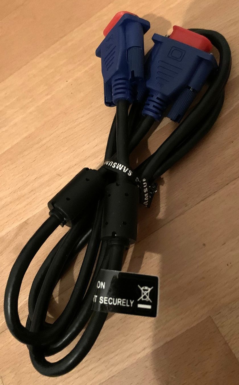 Samsung Cavi: VGA-Kabel, SAMSUNG – Nuovo (secondo la descrizione) da Birsfelden venduto da Emporio82