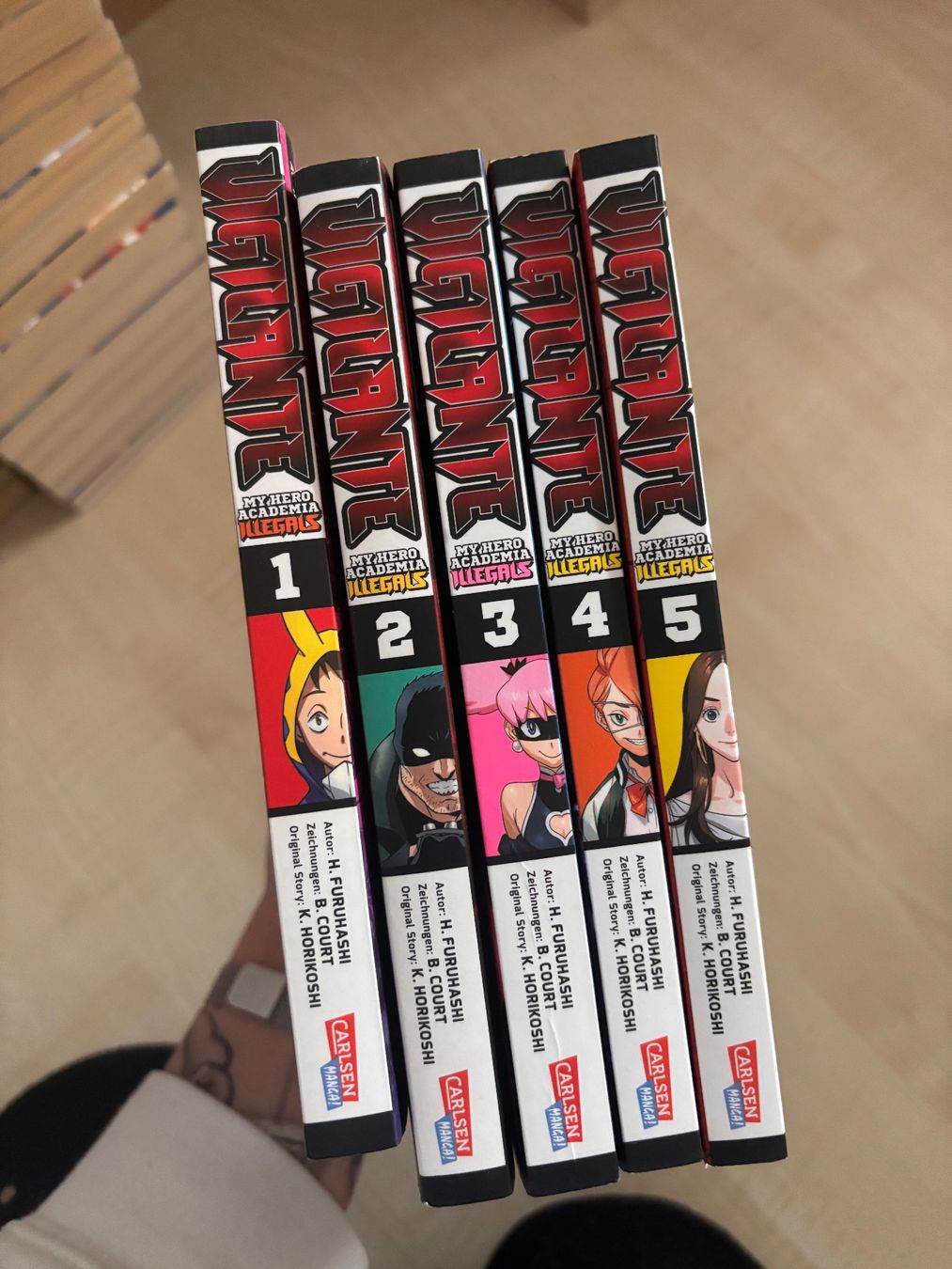 Fumetti: Vigilante Manga Bänder 1-5 – Usato da Bözberg venduto da Hiyora