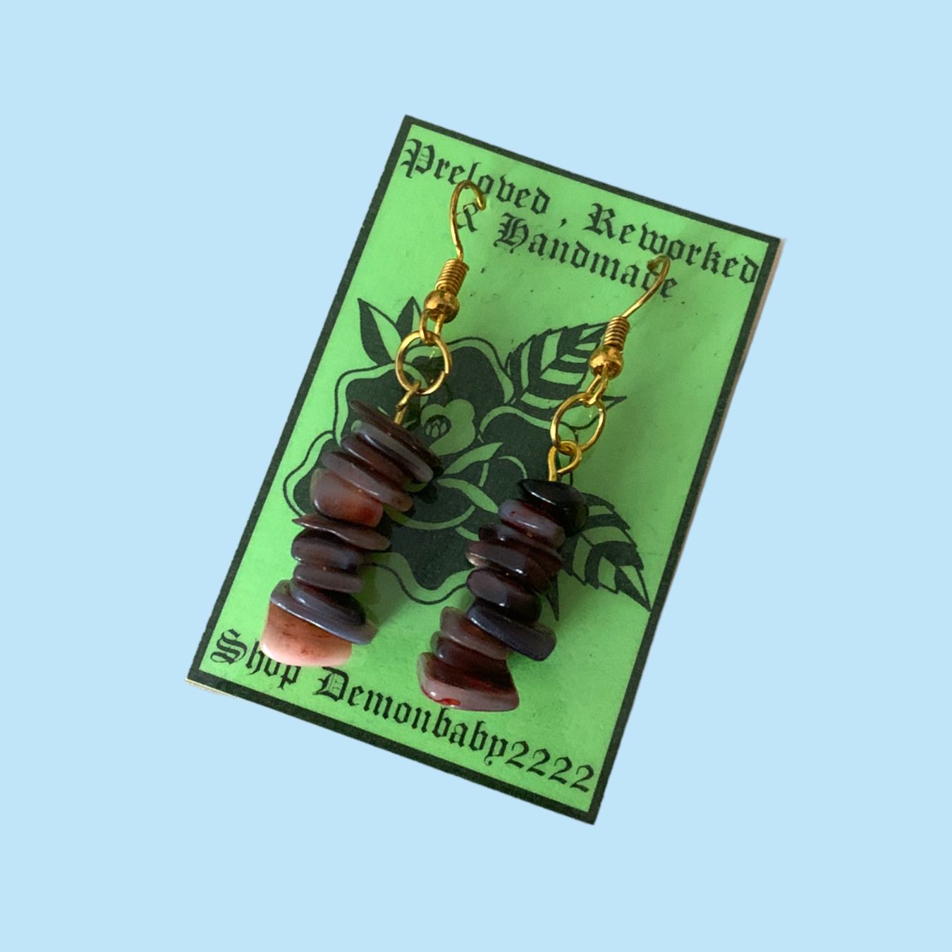 Orecchini pendenti & Orecchini a lobo: “Loren” earrings – Usato da Basel venduto da demonbaby2222