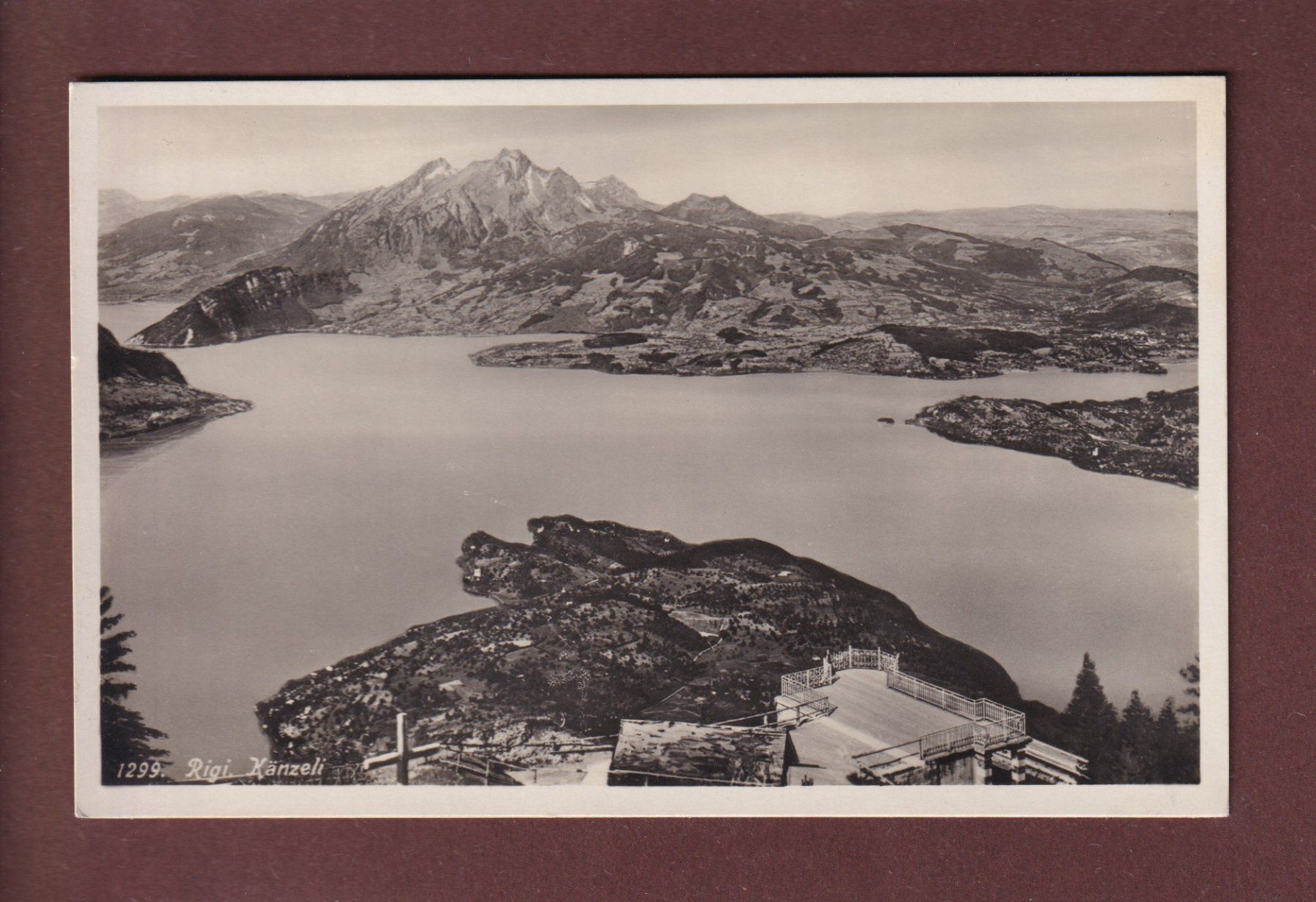 Cartoline postali: RIGI-KÄNZELI - 1930 – Usato da Pully venduto da nicecards