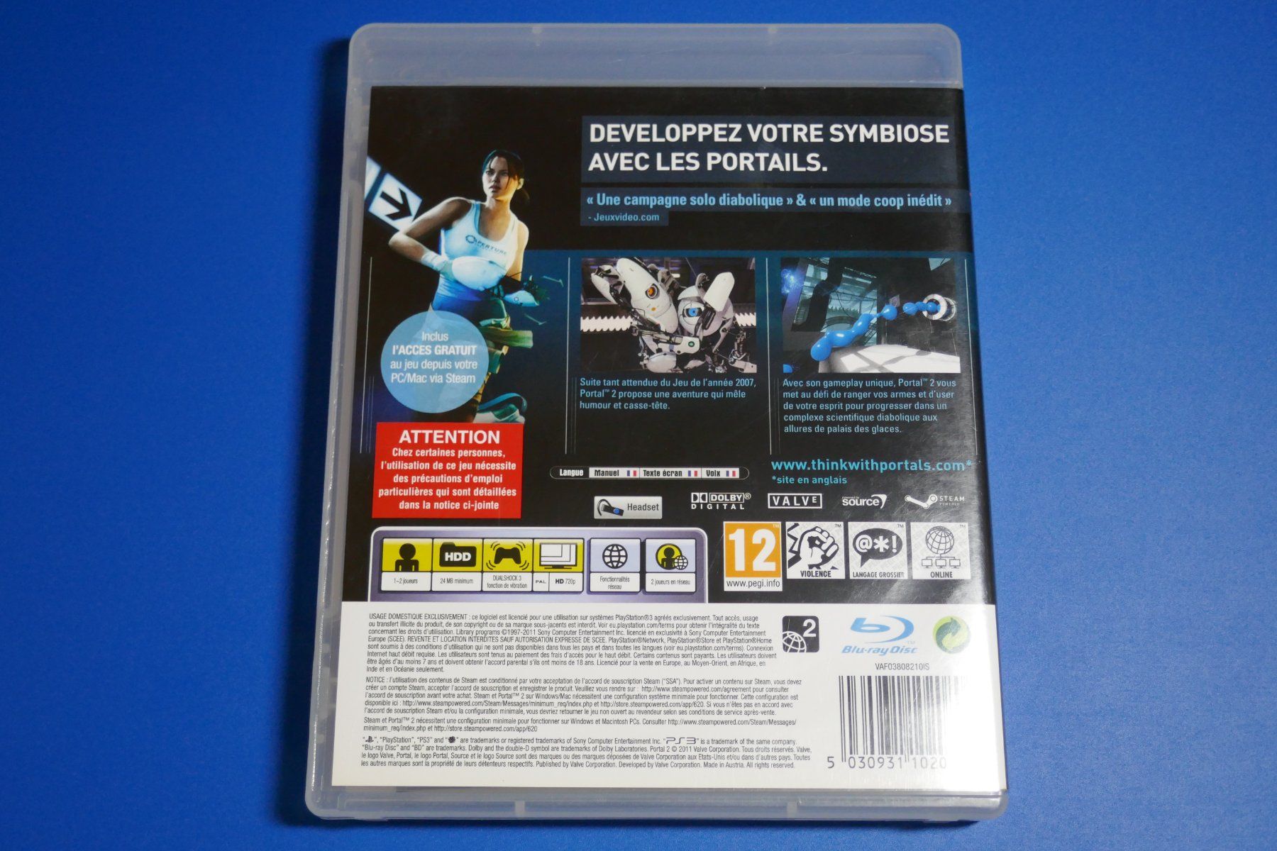 Sony Spiele: Portal 2 - Sony PlayStation 3 – Gebraucht aus Vuarrens von Espace-Retro 2