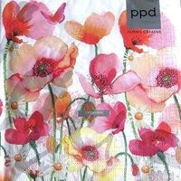 Serviette aquarell poppies (b263) 2Stk.