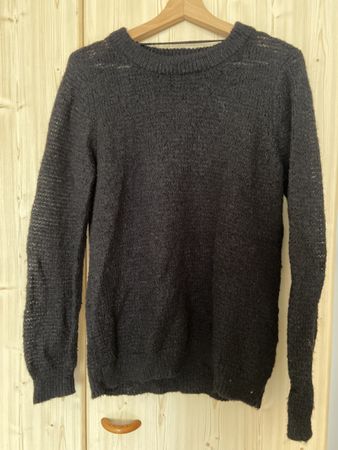 Umstands Pulli in schwarz