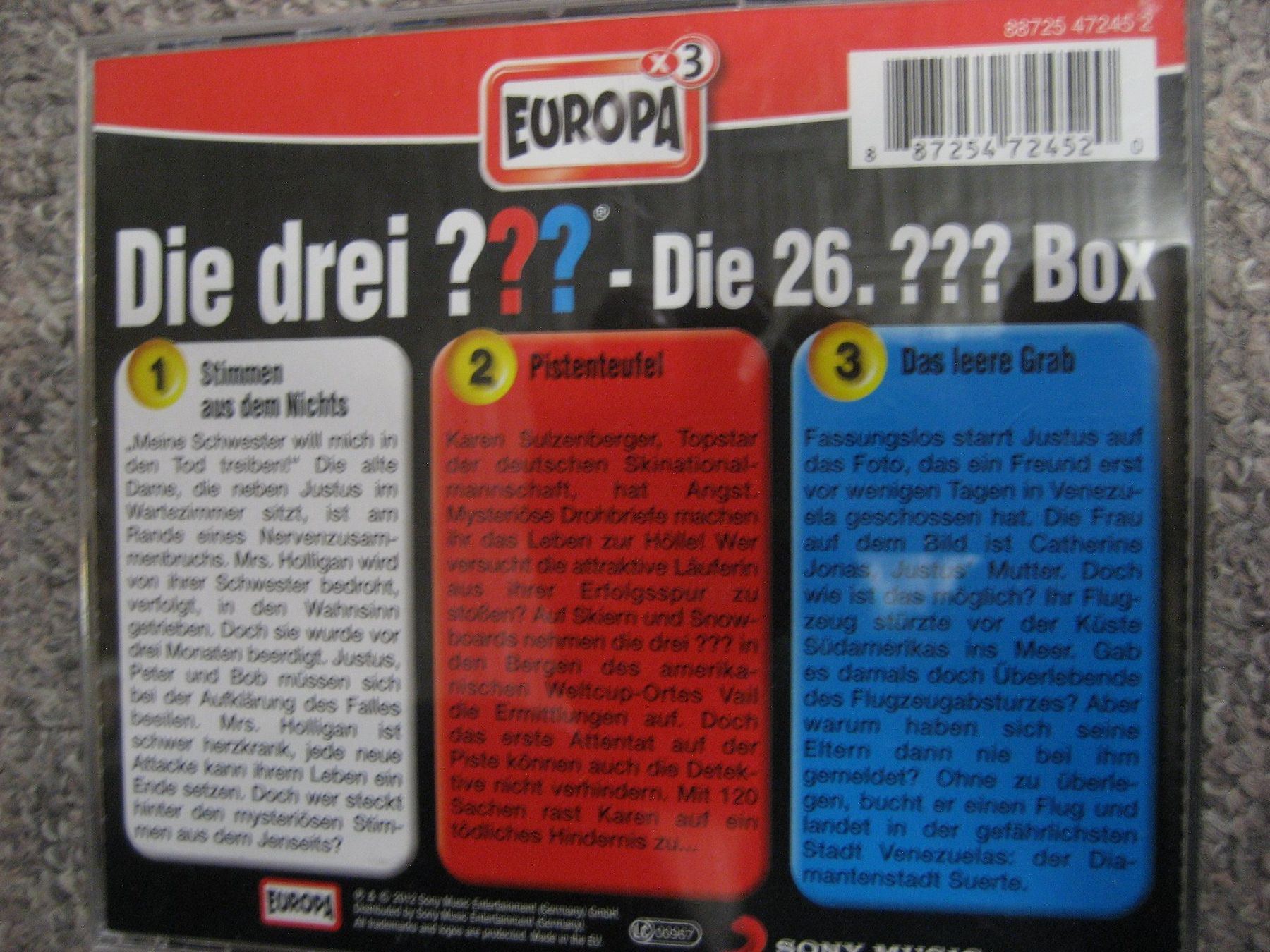 CDs: Die 3 Fragezeichen 3CD Box 26 – Gebraucht aus Bottighofen von Spiderman61 1