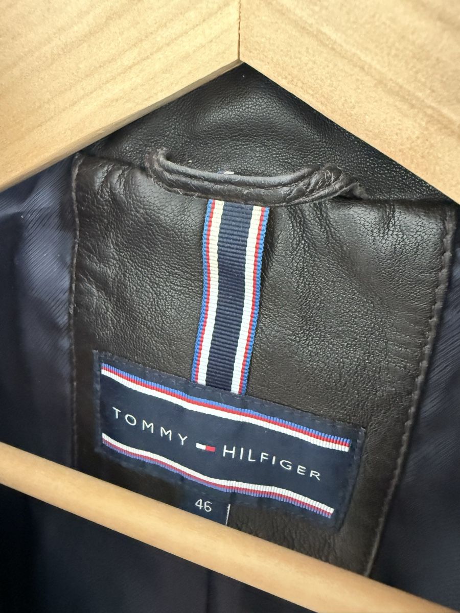 Tommy Hilfiger Giacche: Leather jacket Tommy Hilfiger Man – Usato da Losone venduto da Luciegoesvegan 2