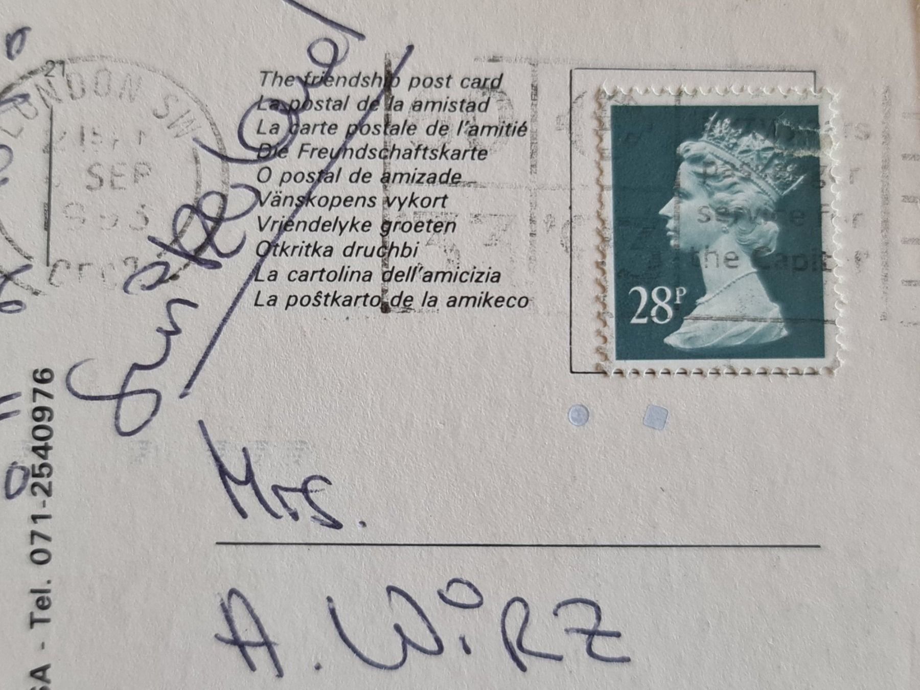 Cartoline postali: Ansichtskarte Big Ben London England – Usato da Dintikon venduto da Vexi 1
