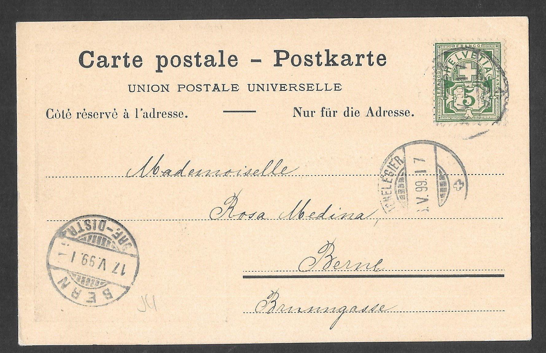 Cartoline postali: Saignelégier Orphelinat Préfecture Eglise – Usato da Olten venduto da clotaldi 1