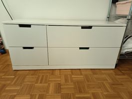 Kommode weiss mit 6 Schubladen, guter Zustand