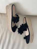MUST HAVE - stylische/edle Flip-Flops, schwarz, Gr. 39