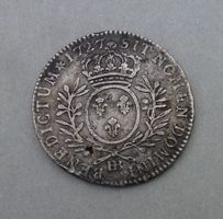 Frankreich ++ 1/2 Ecu 1727 BB