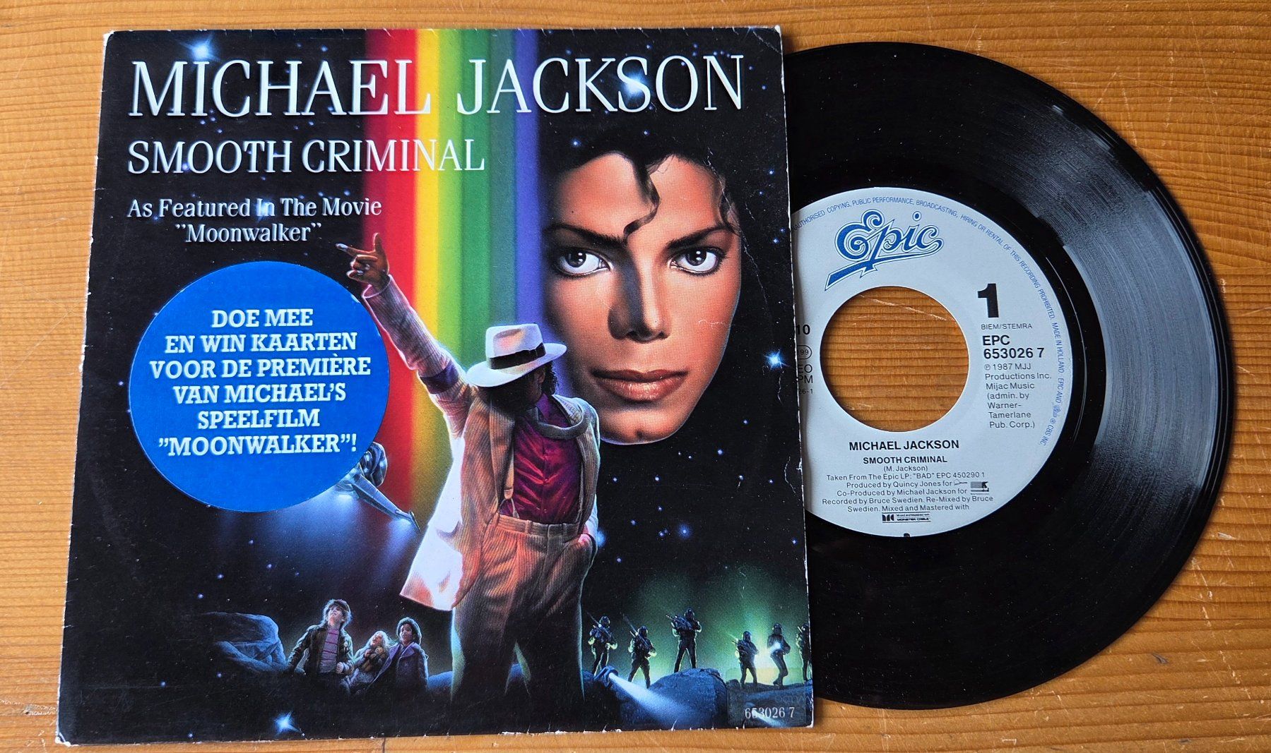 Dischi in vinile: MICHAEL JACKSON, Smooth Criminal,  7"Single, TOP! – Usato da Kreuzlingen venduto da Cdschlumpf