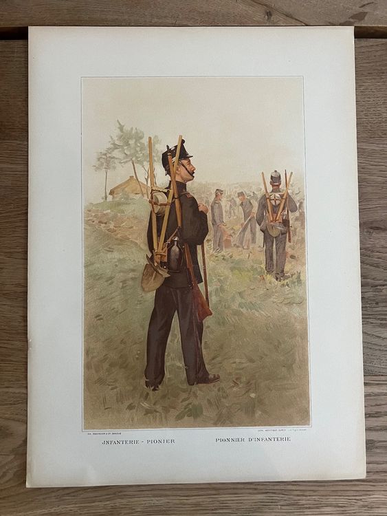 Lithographie Infanterie-Pionier Schweizer Armee (KoA) | Kaufen auf Ricardo