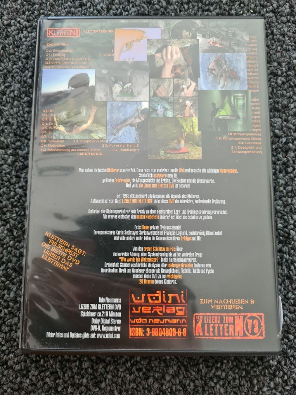 Tous les DVDs: LIZENZ ZUM KLETTERN(12055) – D'occasion à Ruswil par M71 1