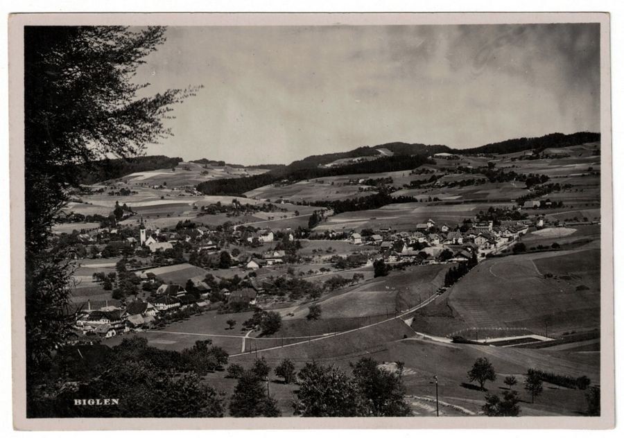 Cartoline postali: Biglen, gelaufen 1954 – Usato da Frauenfeld venduto da POML