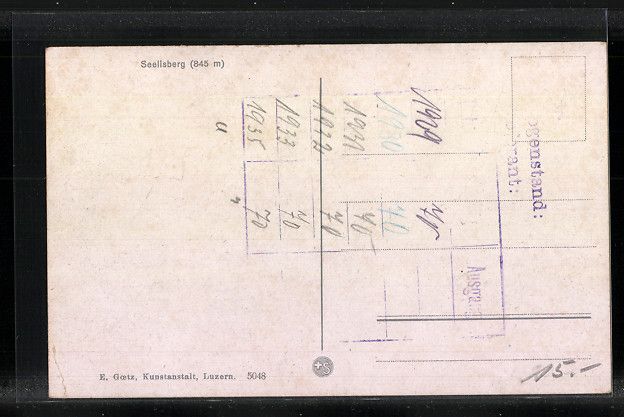 Cartoline postali: AK Seelisberg, Ortspartie mit Kirche – Usato da Berlin venduto da bartko-reher 1