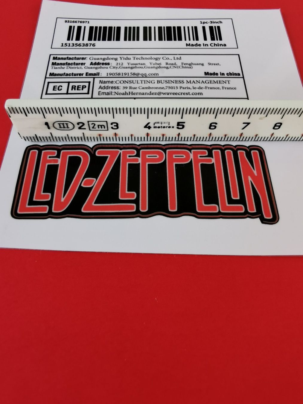 Aufkleber: Led Zeppelin Sticker Kleber – Neu und originalverpackt aus Ettingen von Harley_babe