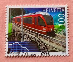 Nr.1350  Stempel 100 Jahre Berninalinie 2010    