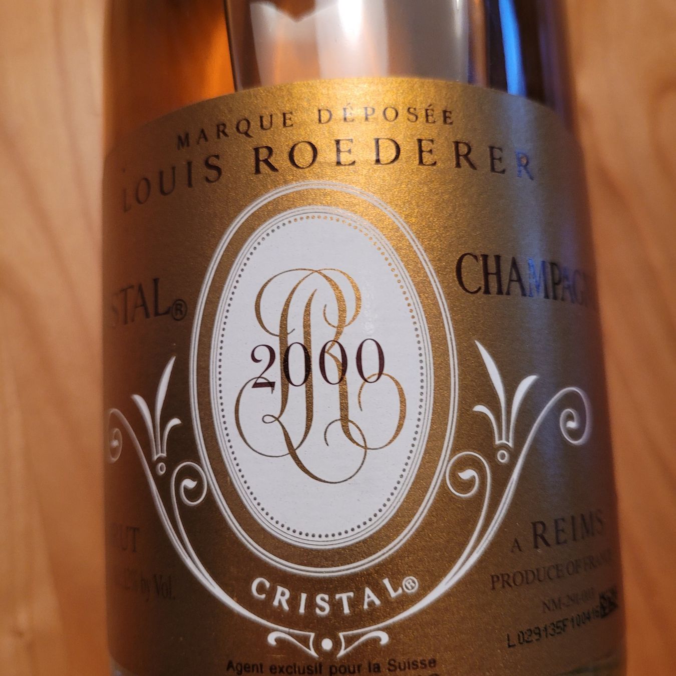 Louis Roederer Vino: Millennium2000  Louis Roederer Cristal  exklusiv – Nuovo e nell'imballaggio originale da Aarberg venduto da belaija 1