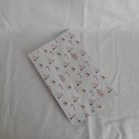 5er Set Weihnachts-Papiertüten Schlittschuhe