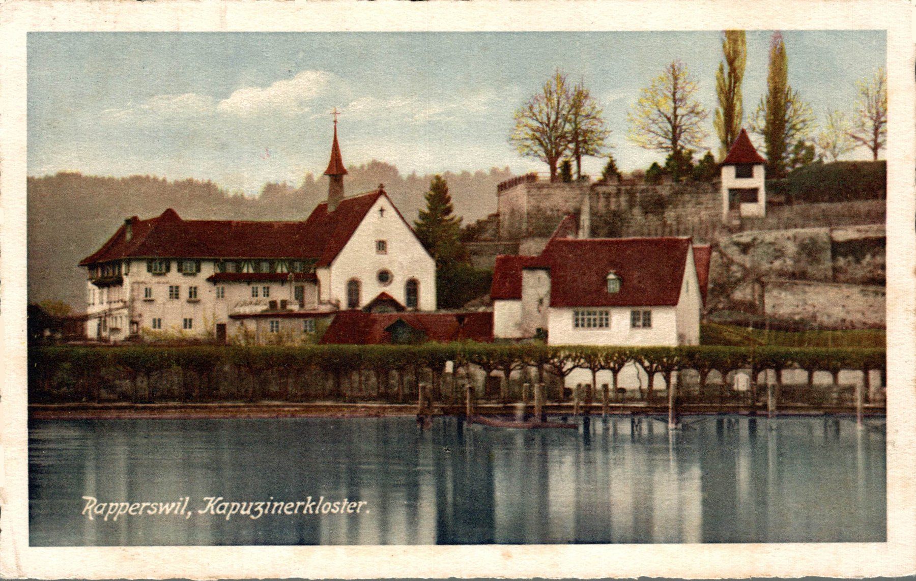 Cartes postales: Rapperswil. Kapuzinerkloster – D'occasion à Bronschhofen par Astore