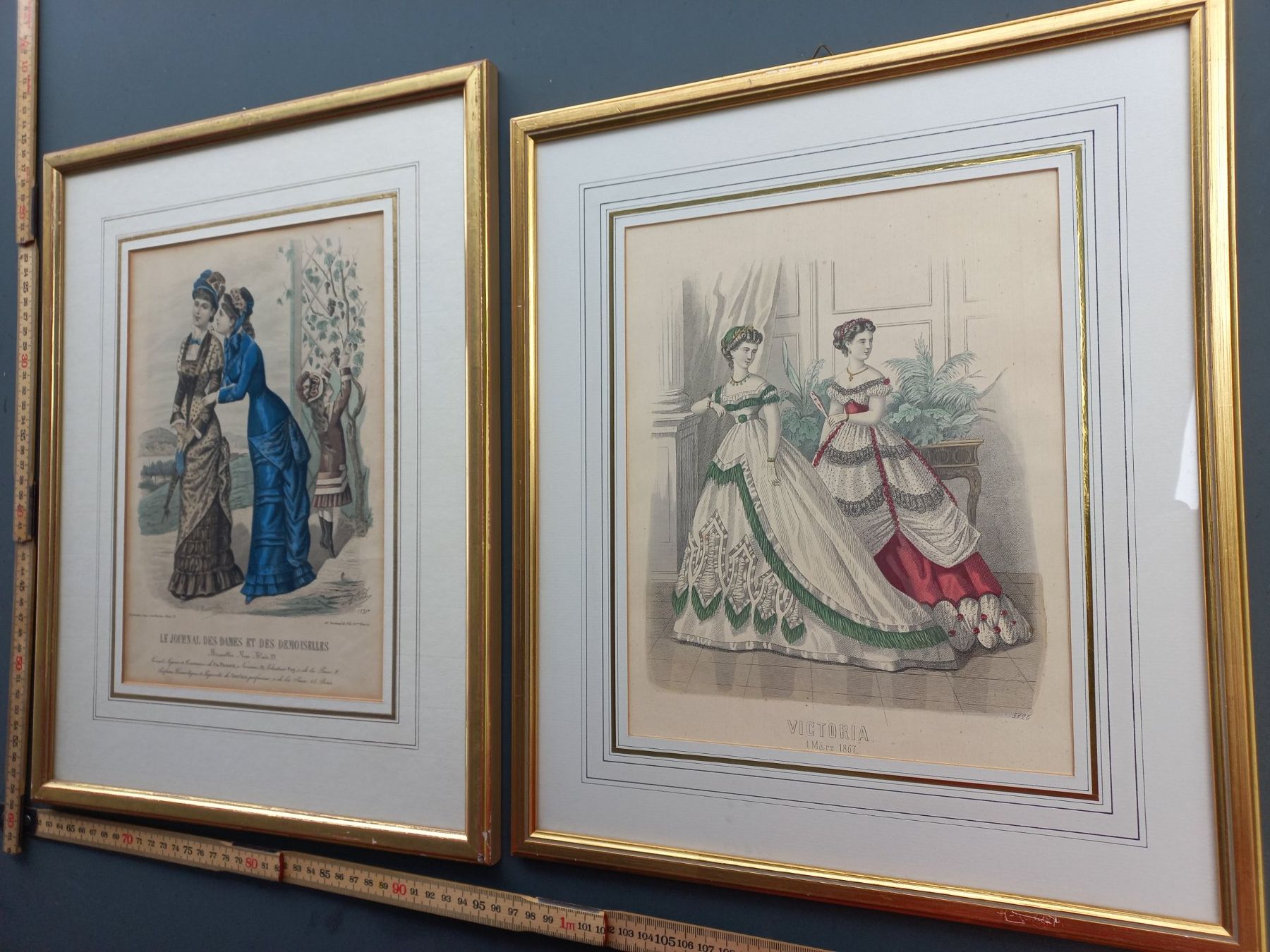 Gravures: 2 Stiche, Mode, 19. Jhrd. – D'occasion à Horw par Bellevue10