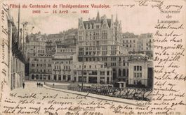 Ansichtskarte Lausanne Fête du Centenaire 1903